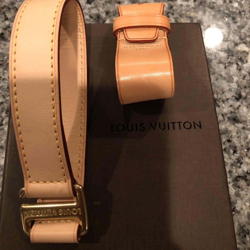 Louis Vuitton luggage straps